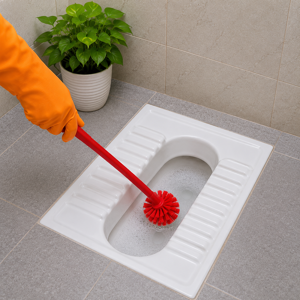 Crown Brushes Compact Toilet Cleaning Brush